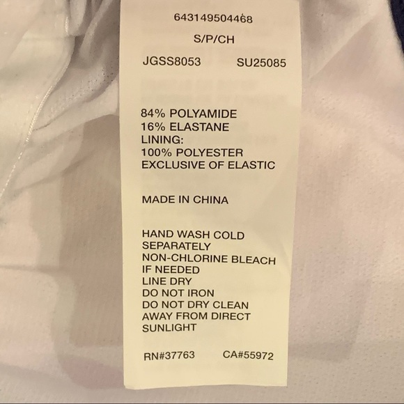 NWT JAG Ombre Stripe Multi-Strap Back Tankini Swim Top S Small - Picture 10 of 11